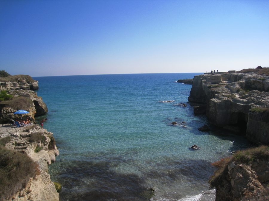 Veduta di Melendugno nella provincia di Lecce