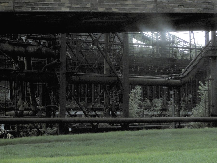 Panorama der ehemaligen Industrieanlagen in der Dolní oblast Vítkovice in Ostrava