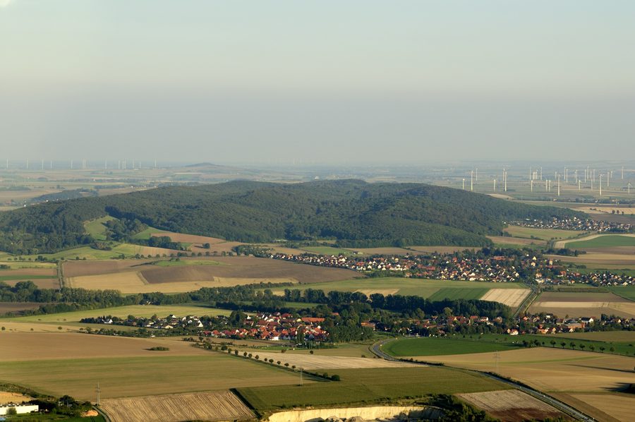 Landschaft des Höhenzugs Asse bei Wolfenbüttel