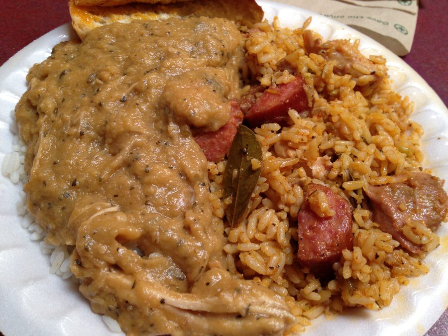 Piatto Cajun come esempio della cucina regionale della Louisiana