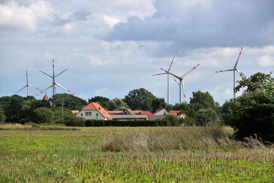 Vista nord-occidentale di Kublank in Meclemburgo-Pomerania Anteriore