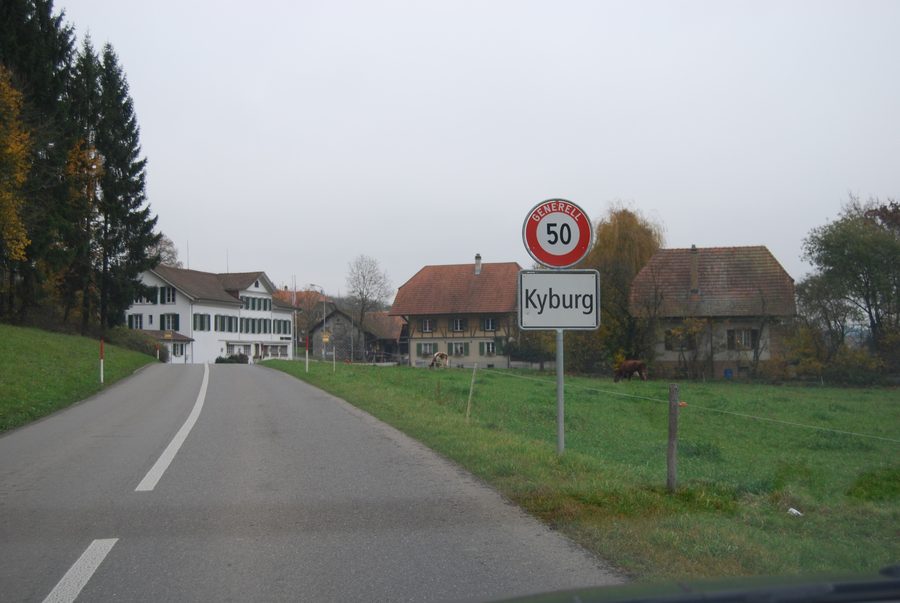View of Kyburg-Buchegg in the canton of Solothurn, Switzerland