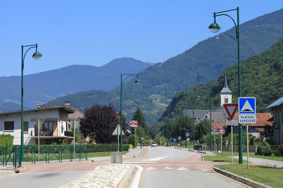 Ansicht von Grignon im Département Savoie