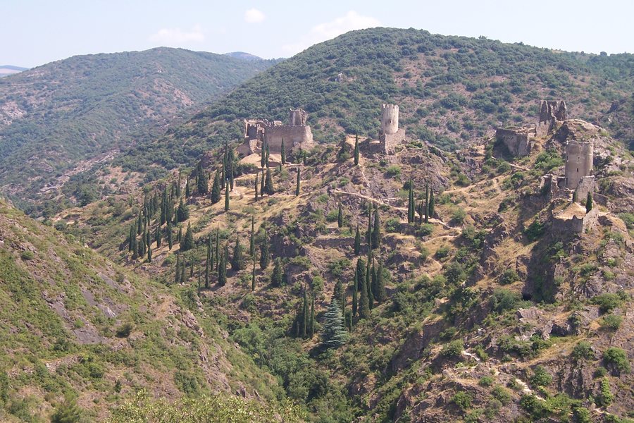 File:France - Aude - Châteaux de Lastours 1.jpg