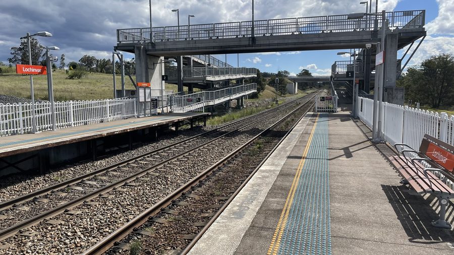 Bahnhof Lochinvar in New South Wales