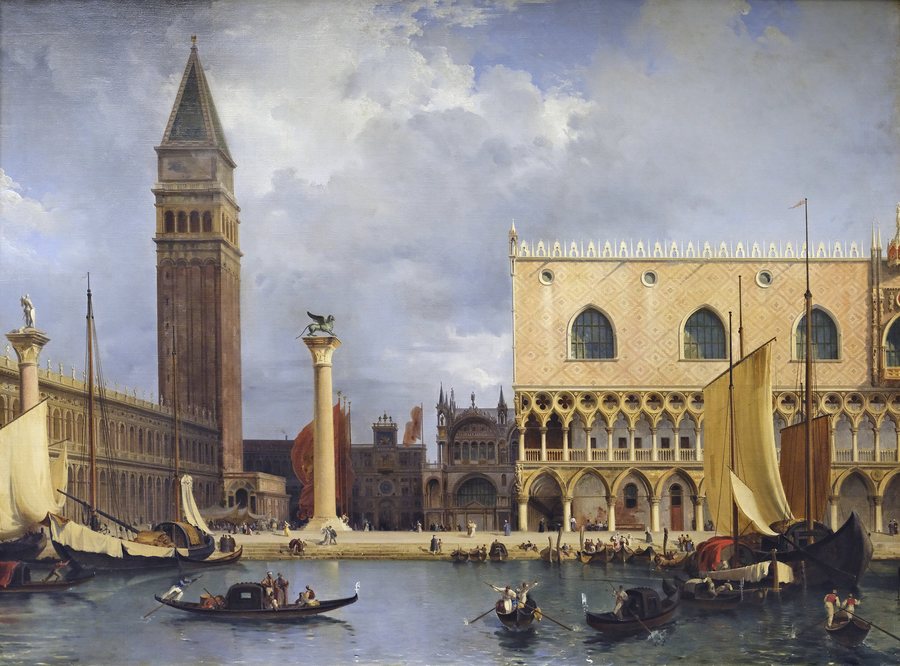 File:Vue d'une partie du Palais Ducal et de la Piazzetta à Venise - Lancelot Théodore Turpin de Crissé - Musée du Louvre Peintures MI 233.jpg