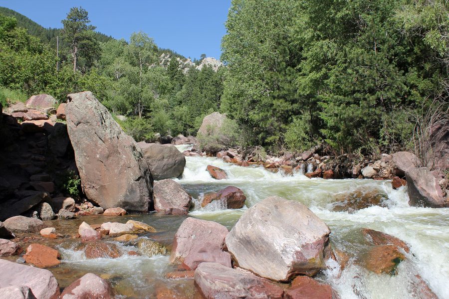 South Boulder Creek im Eldorado Canyon State Park in Colorado
