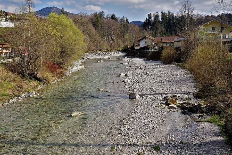 Weiße Traun in Eisenärzt, Gemeinde Siegsdorf