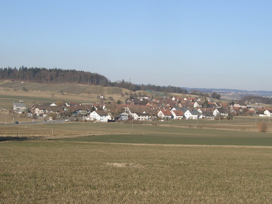 Ansicht von Rickenbach ZH in der Schweiz