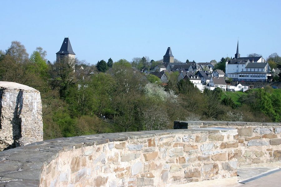 Veduta di Stadt Blankenberg a Hennef