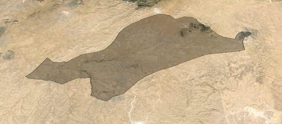 Blick über die Wüste im Arad-Tal in Israel