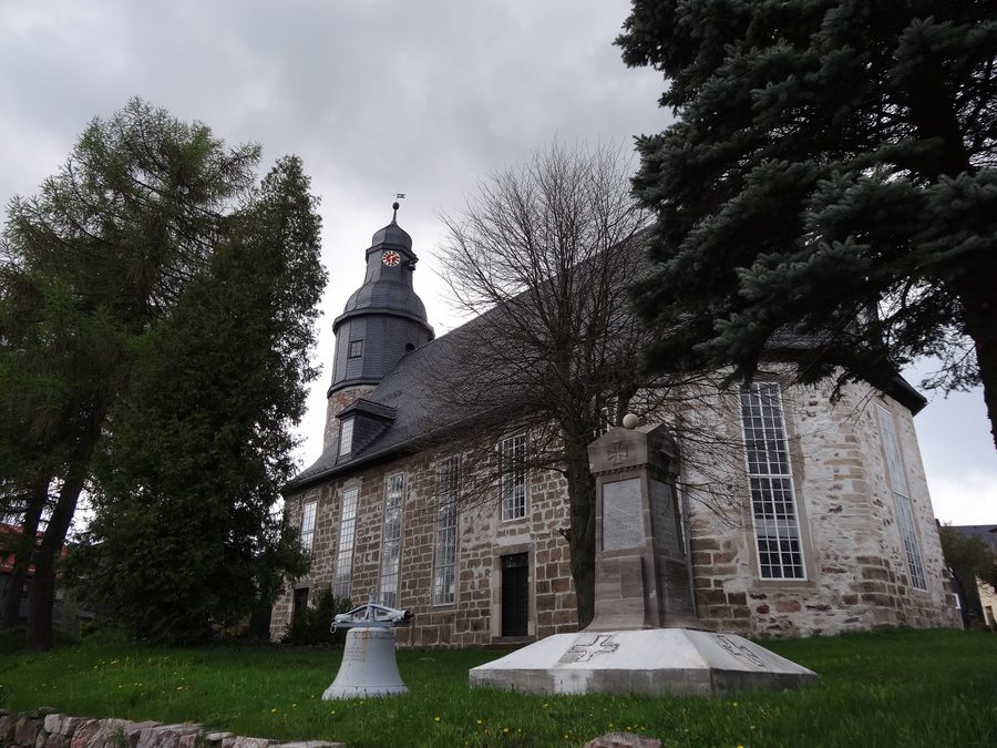 Kirche in Herschdorf im Ilm-Kreis, Thüringen