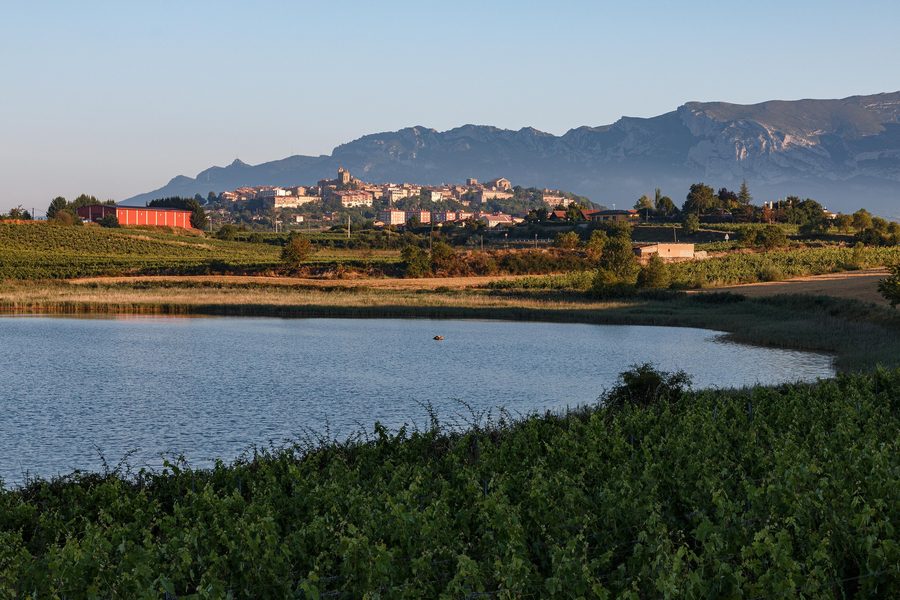 Laguna di Carralogroño nell'area delle Lagunas de Laguardia