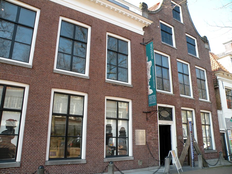 Edificio storico dell’Hannemahuis a Harlingen