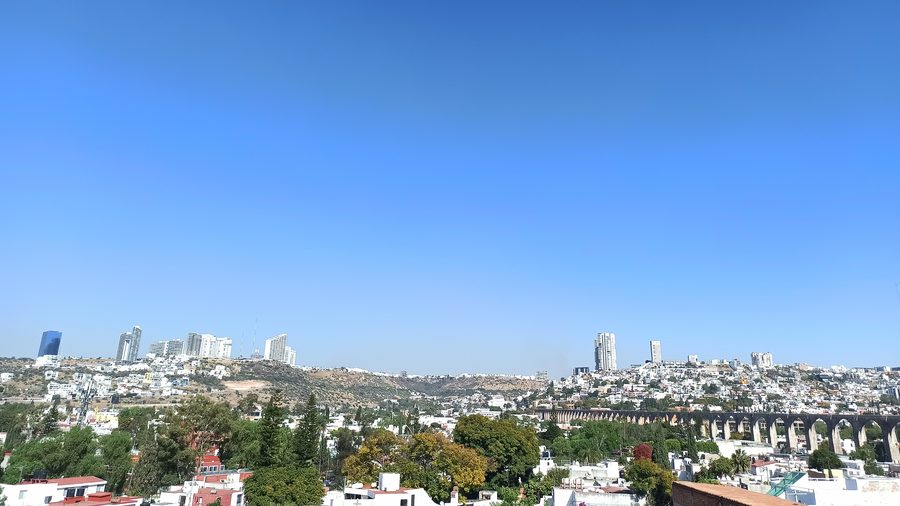 Vista panoramica di Santiago de Querétaro nello stato di Querétaro, Messico