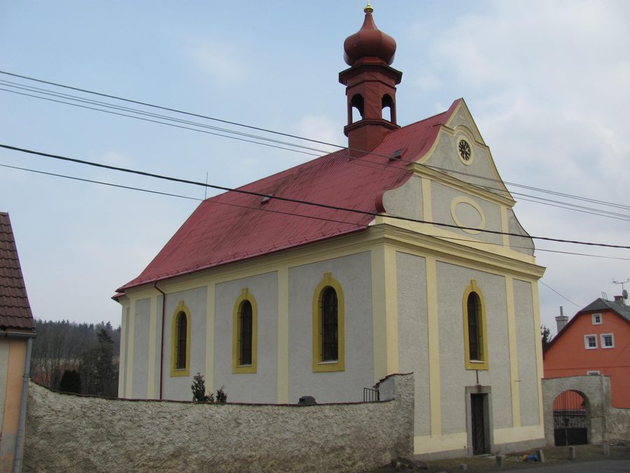 Chiesa di San Michele a Děpoltovice nel distretto di Karlovy Vary