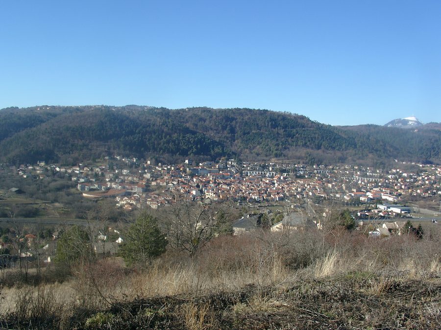 Bourg de Ceyrat photographié depuis Montrognon