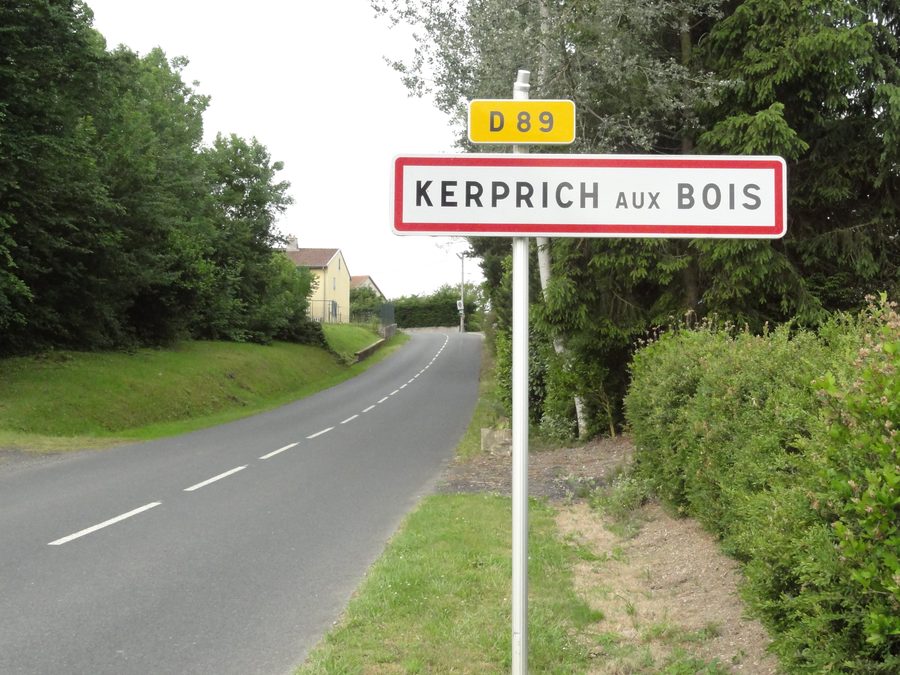 Entrée de Kerprich-aux-Bois en Moselle