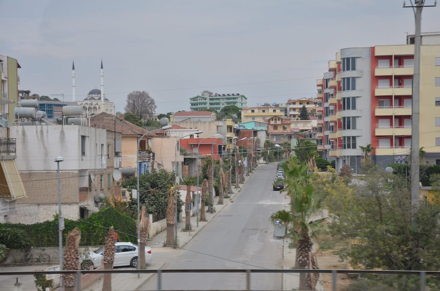 Landschaft im Qark Durrës in Albanien