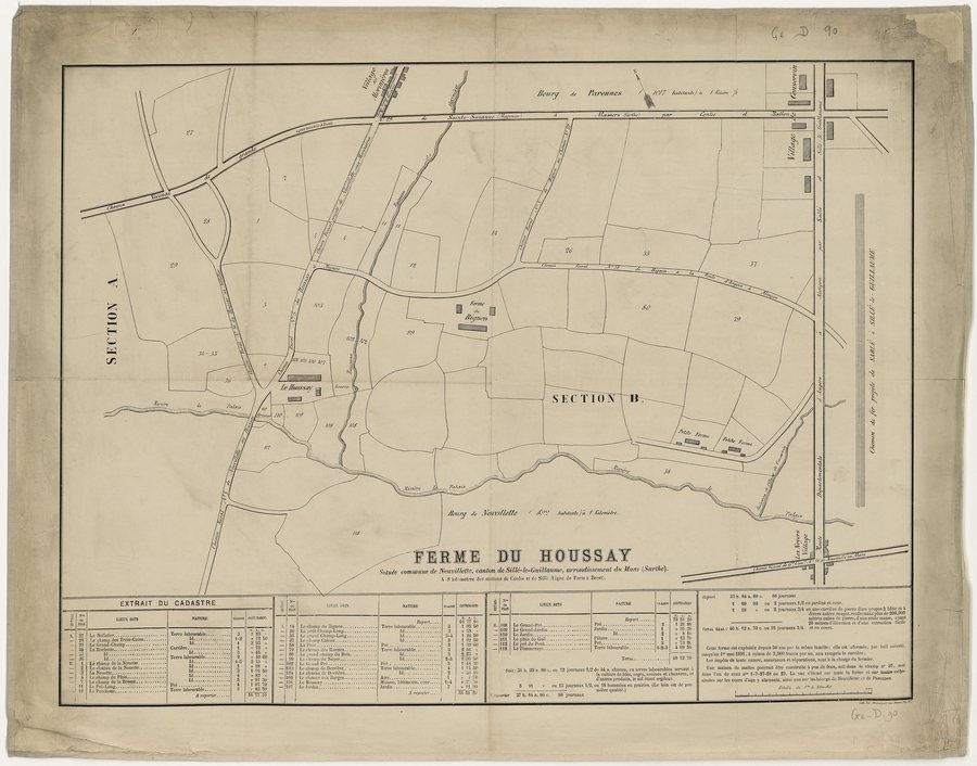 File:Ferme du Houssay, située commune de Neuvillette, canton de Sillé-le-Guillaume, arrondissement du Mans, Sarthe - btv1b84390065.jpg