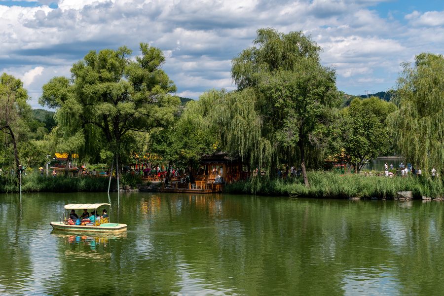Xiahu Lake at the Mountain Resort in Chengde, Hebei, China