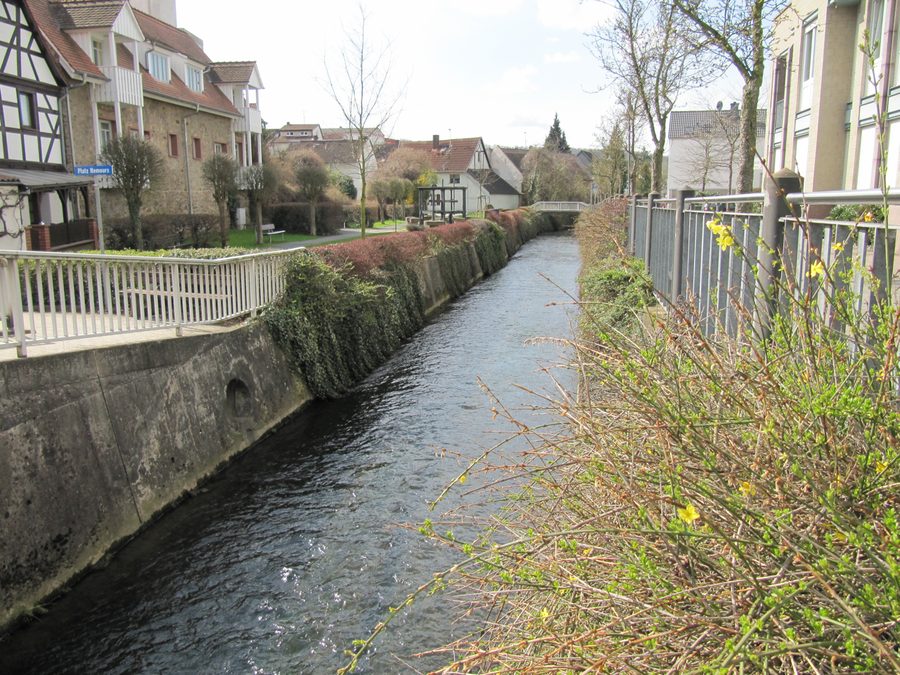 La Modau a Nieder-Ramstadt, Mühltal