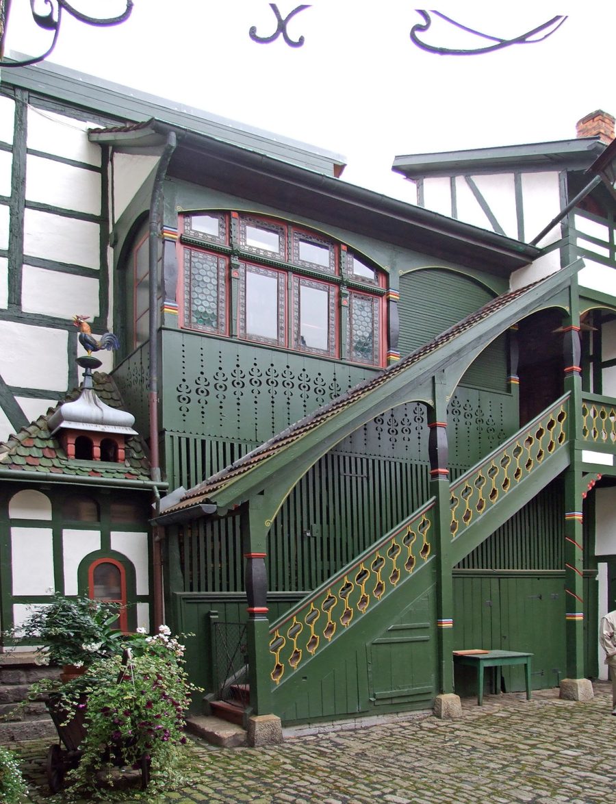 Casa storica a graticcio del 1596 a Meiningen