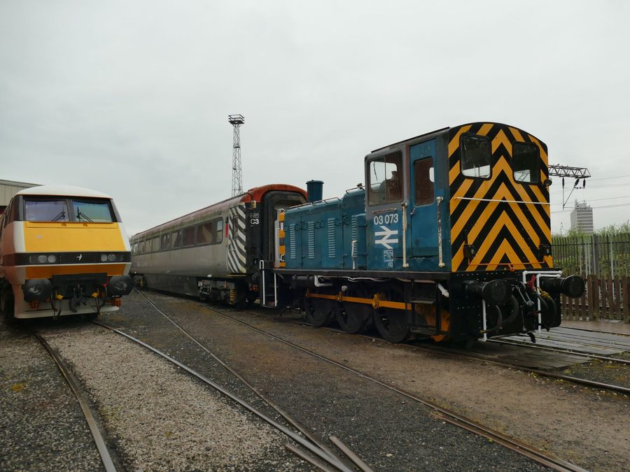 Nuove e vecchie locomotive al Crewe Heritage Centre