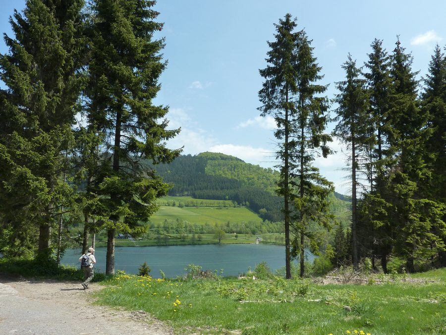 Hillebachsee oberhalb von Niedersfeld im Hilletal