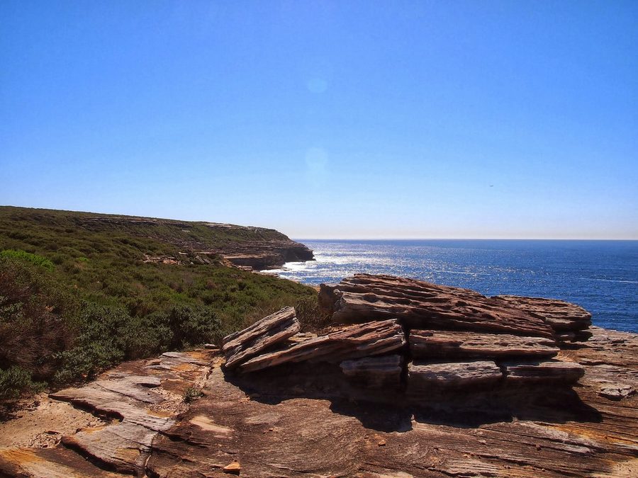 Un tratto costiero del Coast Track nel Royal National Park.