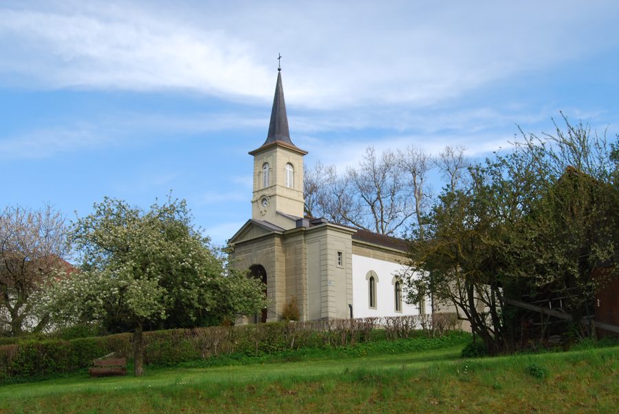 Chiesa cattolica di Wallenried nel Canton Friburgo