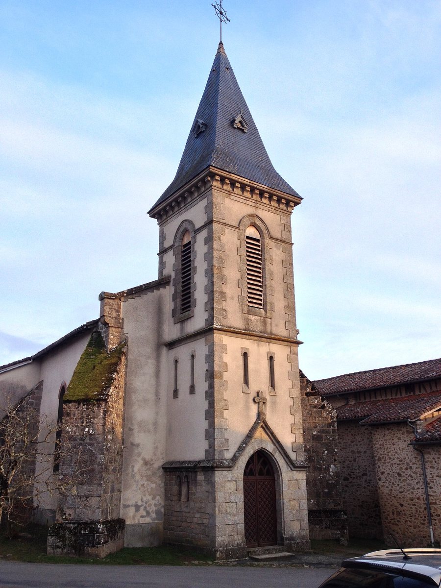 File:Le clocher de l'église de Saint-Priest-sous-Aixe.jpg
