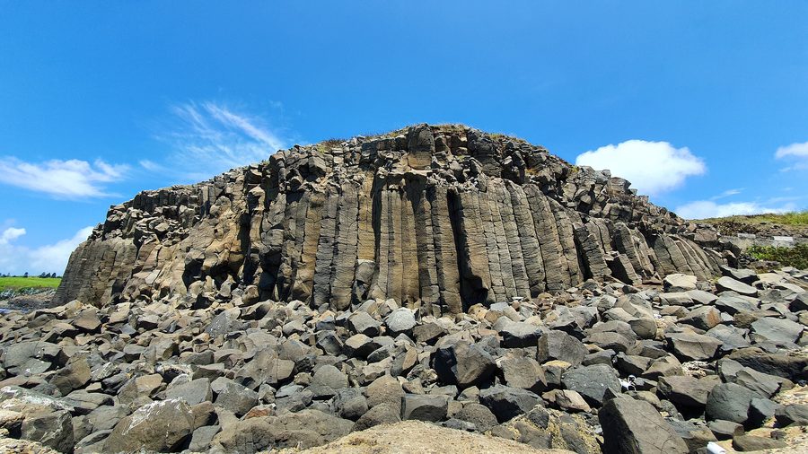 Chixi Columnar Basalt in Penghu, Taiwan