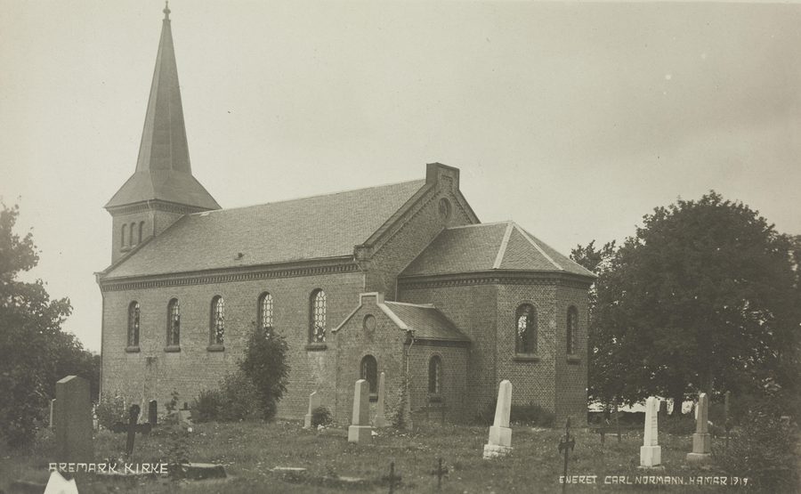 Aremark kirke in Aremark, Norwegen