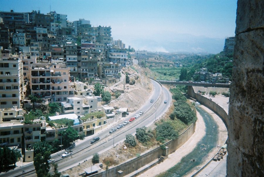 Overlook across Tripoli's old city from the castle