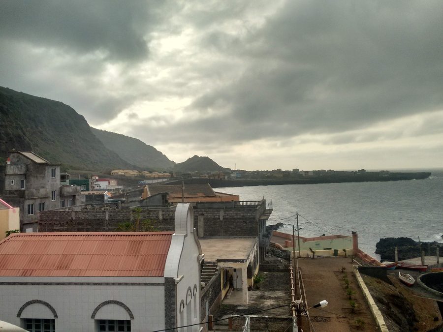 Vista de Cidade dos Mosteiros, na ilha do Fogo, Cabo Verde