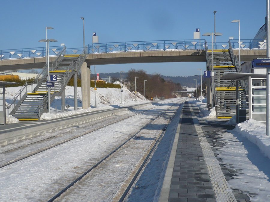 Bahnhof Immenreuth nach dem Umbau