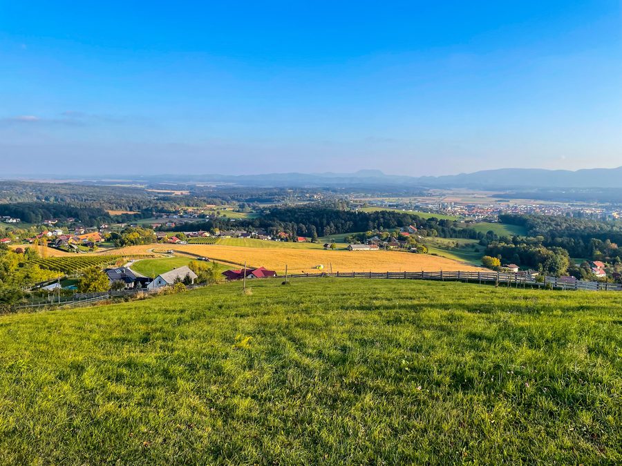 Vista su Slovenska Bistrica, Slovenia