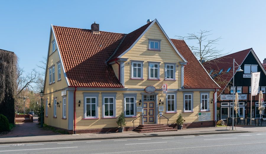 Gebäude an der Poststraße 10 in Soltau, Niedersachsen
