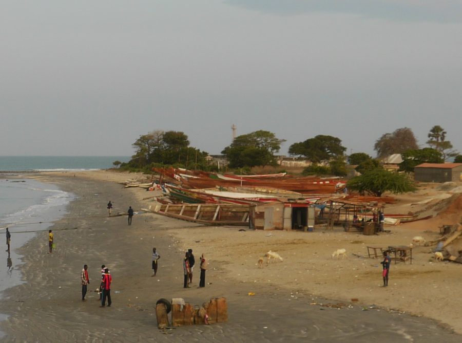 Fort Bullen im Barra-Flussmündungsraum in der North Bank Region von Gambia