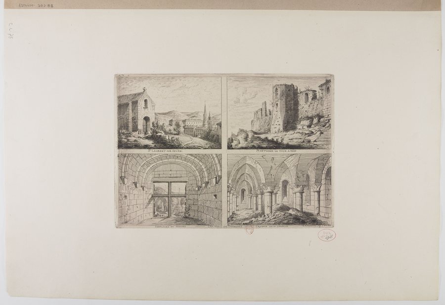 File:St Laurent sur Sèvre - (estampe) ; Mortagne la tour a (sic) pans ; Chateau (sic) de Tiffauges (Etat unique) - (Octave de Rochebrune) ; (Octave de Rochebrune) ; O. de Rochebrune fec 2 aout (sic) 1863 - btv1b10540166t.jpg