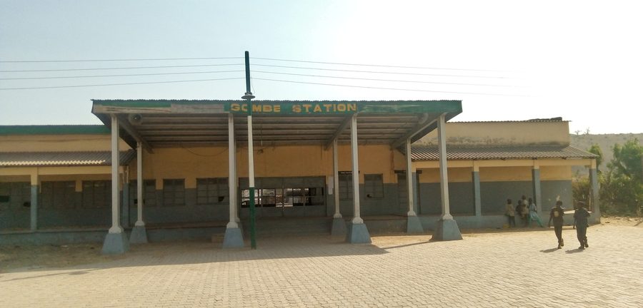 Bahnhof der Nigerian Railway Corporation im Stadtteil Railway Quarters von Gombe, Nigeria
