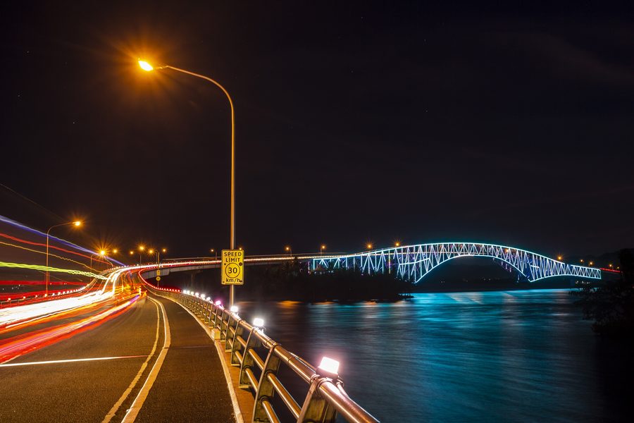 San-Juanico-Brücke über der San-Juanico-Straße zwischen Samar und Leyte