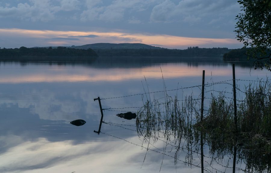 Lough Ramor vicino a Virginia nella contea di Cavan, Irlanda