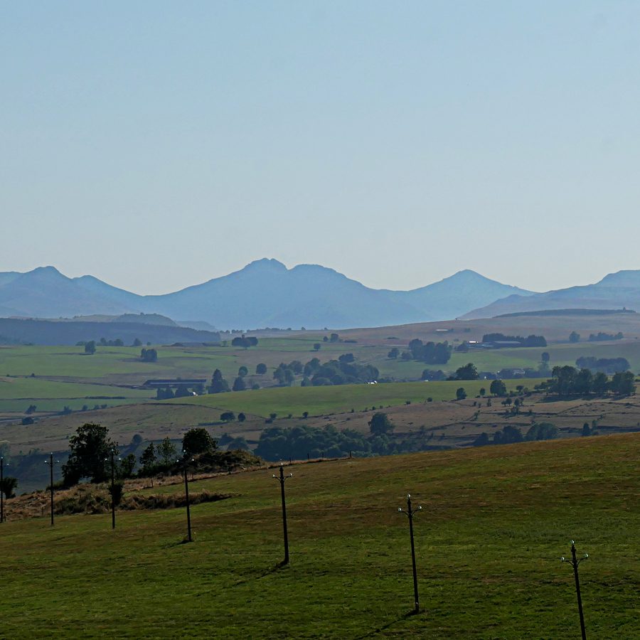 I Monts du Cantal nella regione del Parc naturel régional des Volcans d’Auvergne
