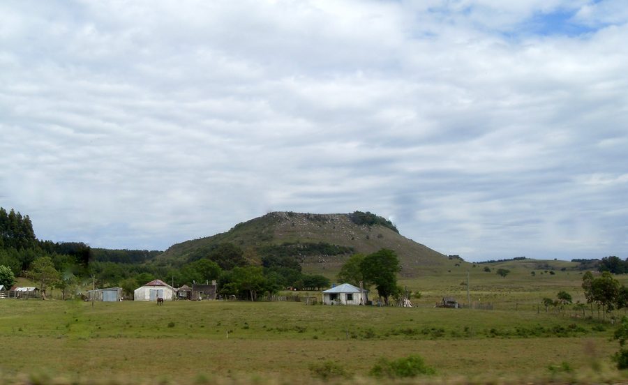 Paesaggio collinare nell’entroterra di Rivera