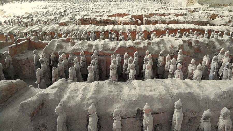 Terrakotta-Krieger in Xi'an, Shaanxi