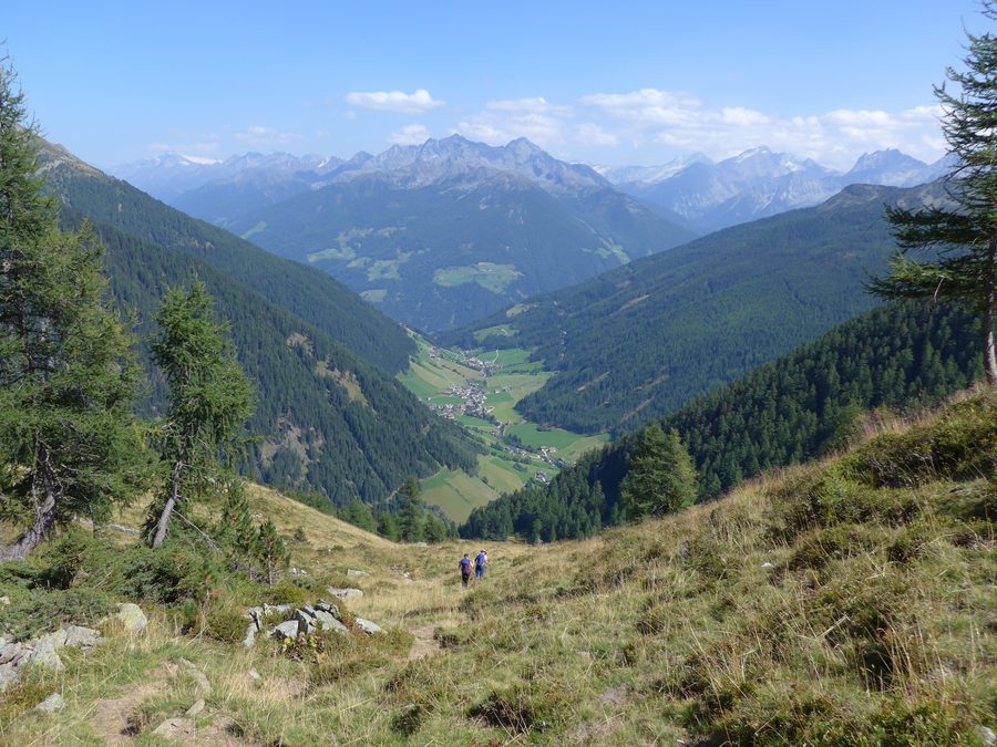 View of the Weißenbachtal in Ahrntal from the west