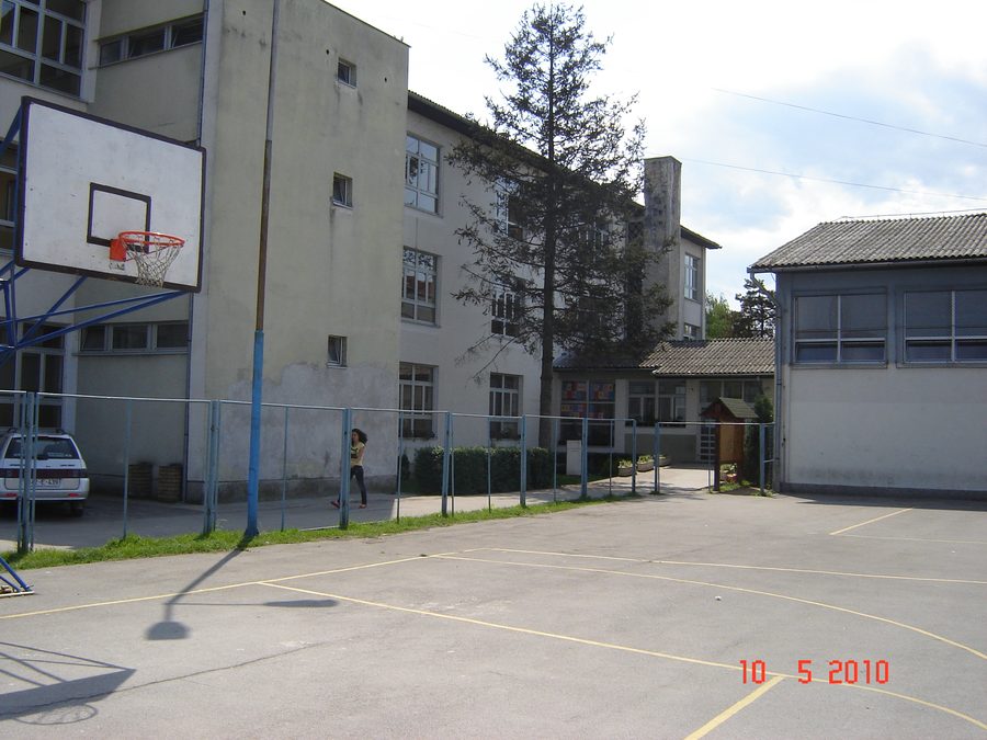 Blick auf Brčko in Bosnien und Herzegowina