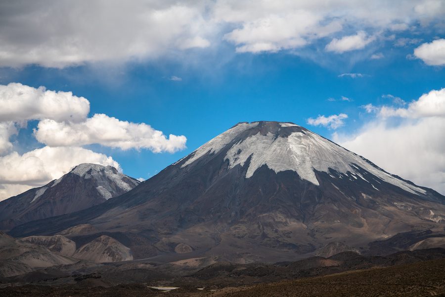 Paesaggio andino in Parinacota